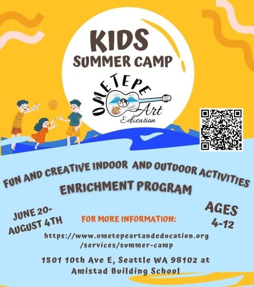 Flyer for summer camp information